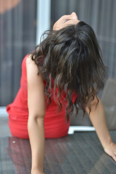 Emma Zoss In Little Red Dress